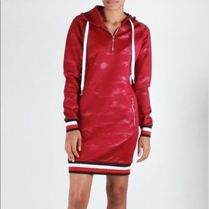 NWT Camo Hoodie Dress